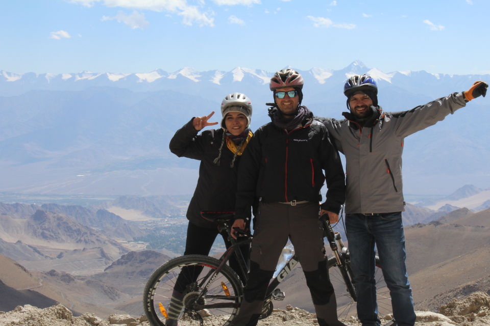 Photo of When you cycle from Leh to KhardungLa and return home with a chabootara (flat arse) 4/7 by shilpi siwach