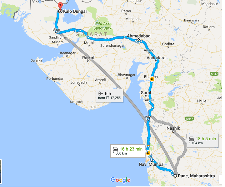 Photo of Ride to Raan of Kutch and North west temple of India, 4 Days and 2800+ Bike ride : Day 1 by Suyash Kulkarni