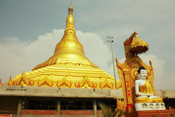 Photo of Global Vipassana Pagoda, Essel world Amusement Park, Mumbai, Maharashtra, India by Edwina D'souza