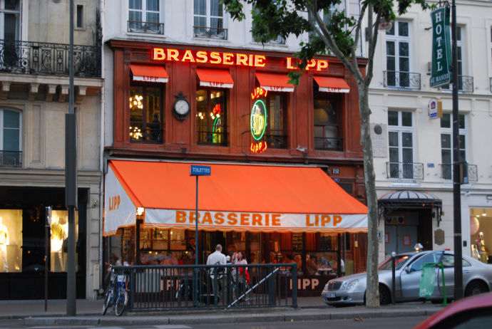 Photo of Brasserie Lipp, Boulevard Saint-Germain, Paris, France by Valerie Fidan