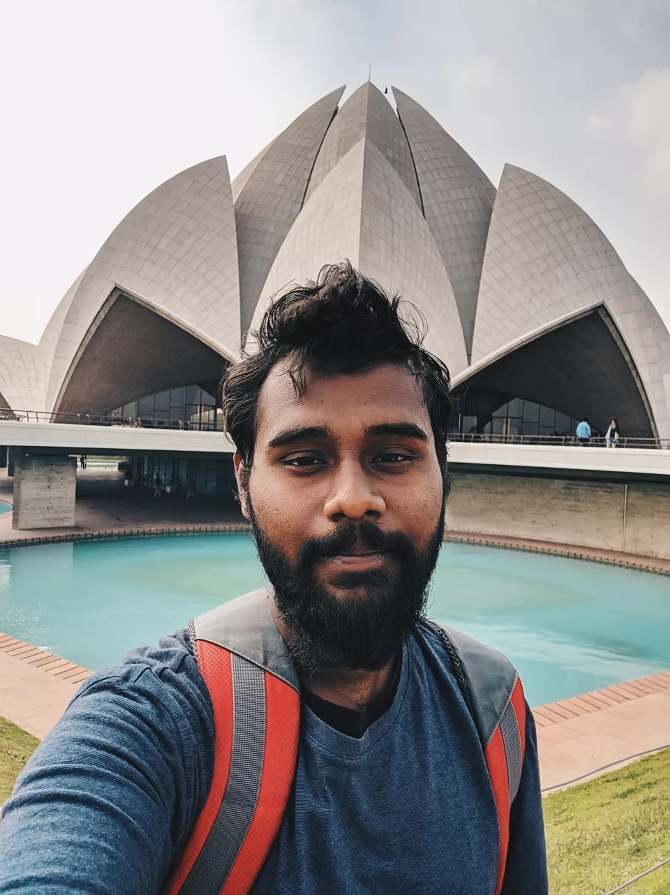 Photo of Lotus Temple, Lotus Temple Road, Bahapur, Shambhu Dayal Bagh, Kalkaji, New Delhi, Delhi, India by Sangeet Rao