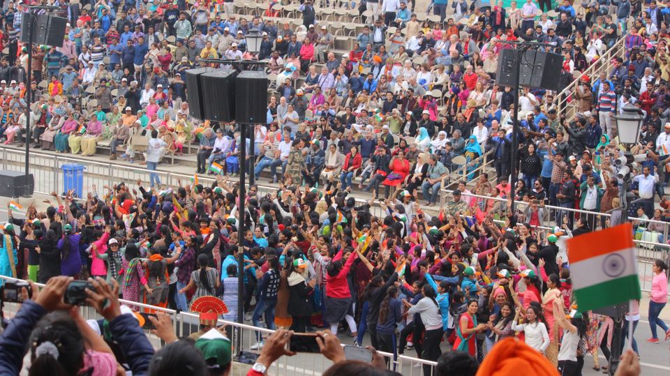 Photo of india Wagah Border Stadium 1, Wagah, Hardo Rattan, Punjab, India by nancy raj