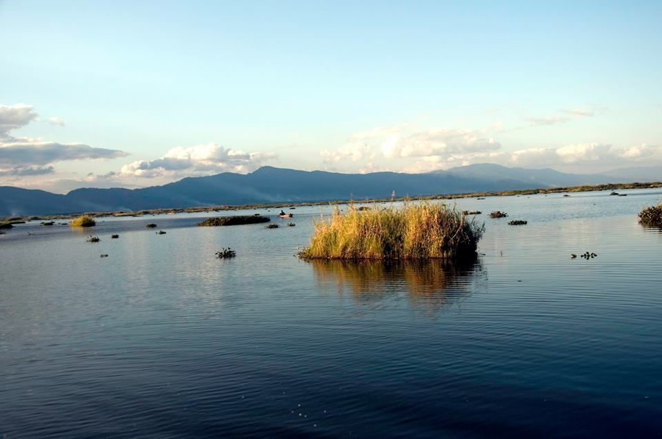 Photo of Loktak Lake in Manipur, has the world's only floating National Park! 1/8 by Preeya Darshini