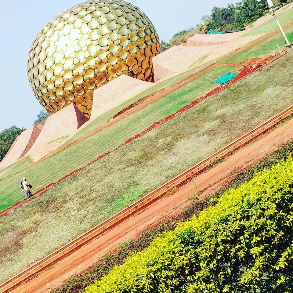 Photo of Matrimandir, Auroville, Bommayapalayam, Tamil Nadu, India by lonely musafir