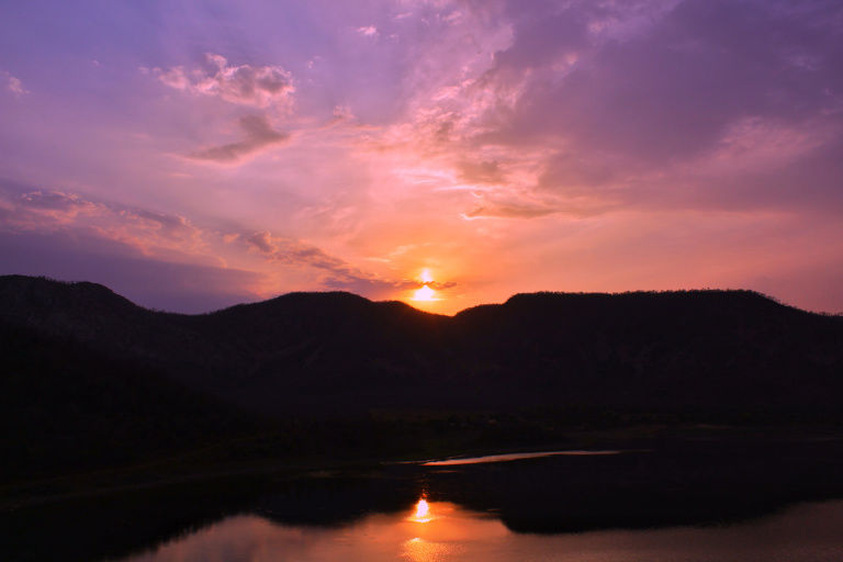 Photo of Gloaming Sunset Serene at Siliserh 1/1 by Anisha Jain
