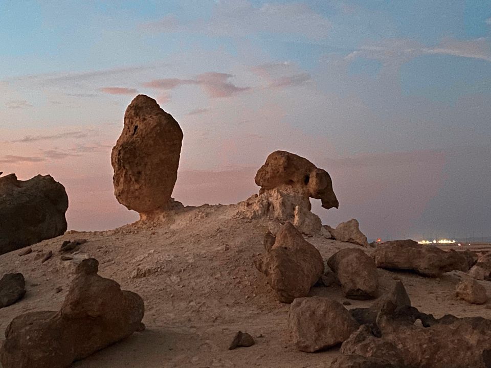 Photo of The Geological Marvel in Oman-Rock Garden, Duqm by Sudip Majumder