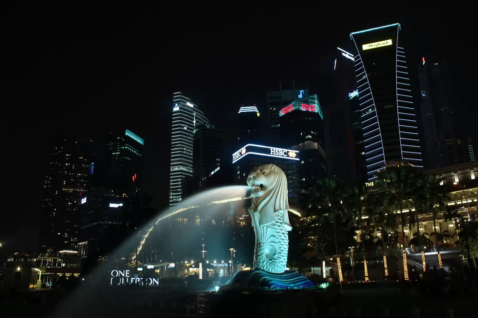 Photo of Merlion Singapore by Dhrishni Chakraborti