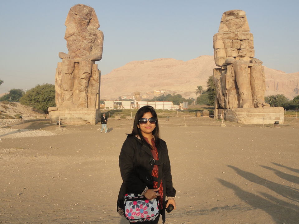 Photo of Colossi of Memnon, Al Bairat, Luxor, Egypt by Sohini Paul