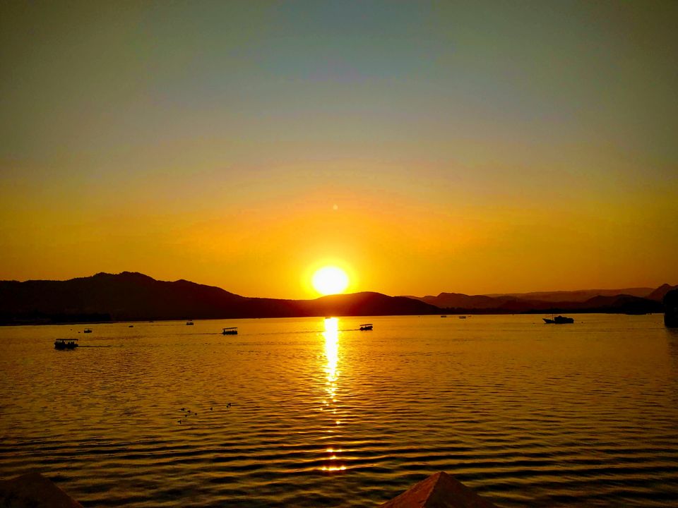 Photo of Lake, sunset and Udaipur by CA Aditya Jain
