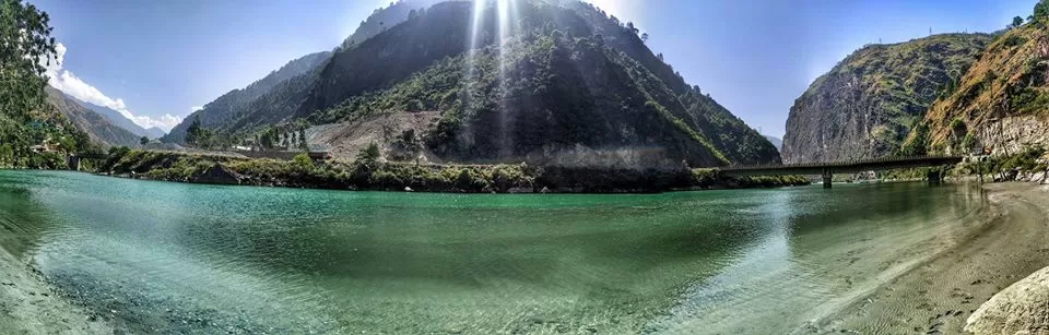 Photo of Larji Dam Reservoir, Himachal Pradesh, India by Athena Mondal