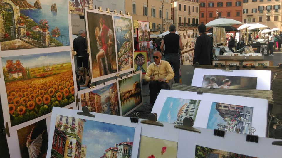 Photo of Ponte Sant'Angelo00186 Rome by Anirudh Gupta