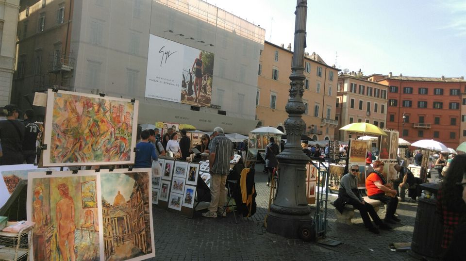 Photo of Ponte Sant'Angelo00186 Rome by Anirudh Gupta