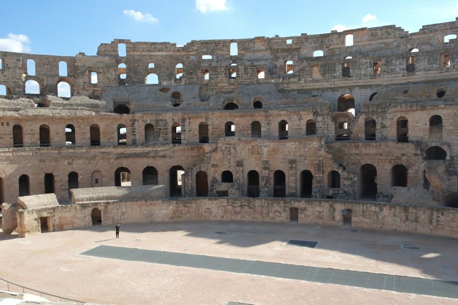 Photo of El DJem Amphitheatre, El Jem, Mahdia, Tunisia by Lauren