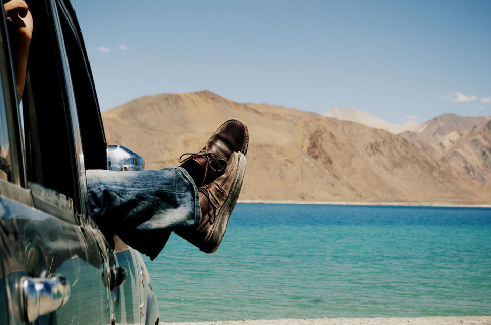 Photo of Pangong Tso, Ngari, Xizang (Tibet), India by Yashowardhan Chaturvedi