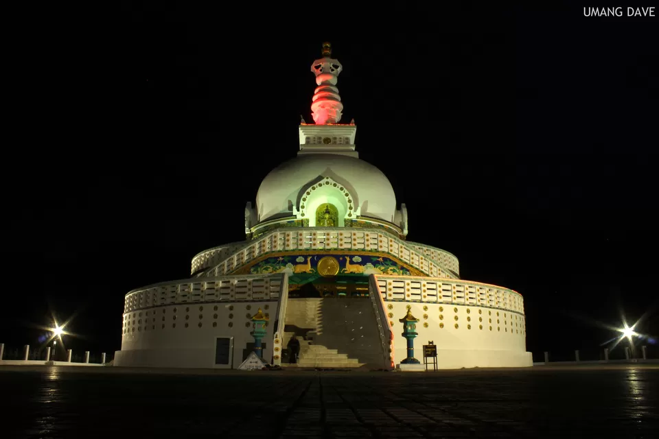Photo of Shanti Stupa, Shanti Stupa Road, Leh by Umang Dave (IG: @umangxdave)
