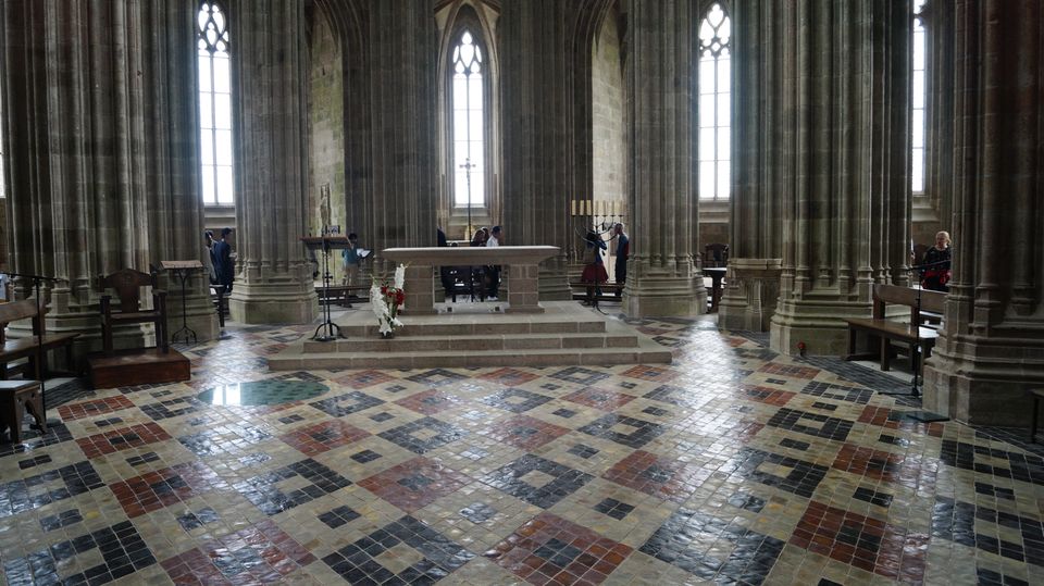 Photo of Church & State. Soul & Body. God & Man. are all one at Mont St Michel ! by Wake N Bake