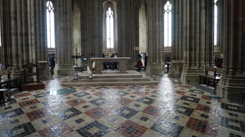 Photo of Church & State. Soul & Body. God & Man. are all one at Mont St Michel ! by Wake N Bake