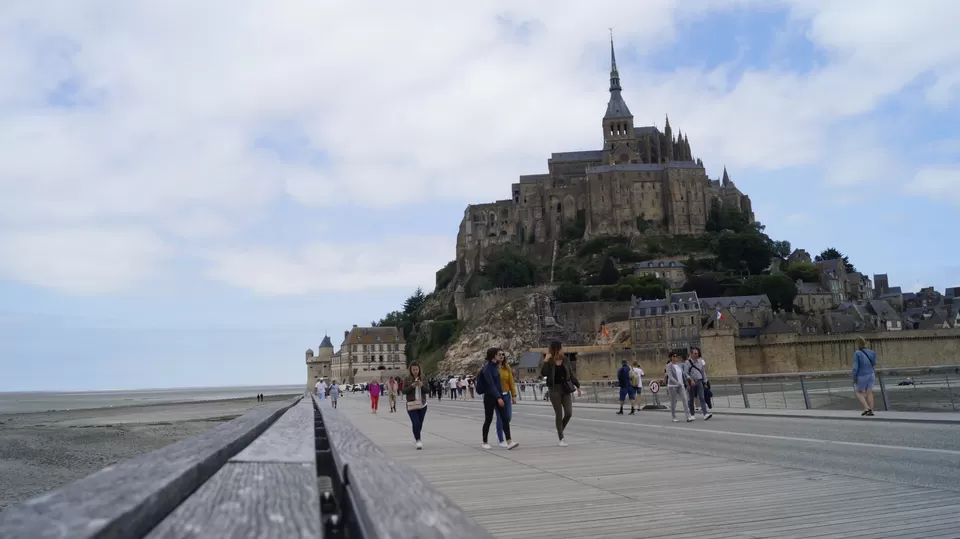 Photo of Church & State. Soul & Body. God & Man. are all one at Mont St Michel ! by Wake N Bake