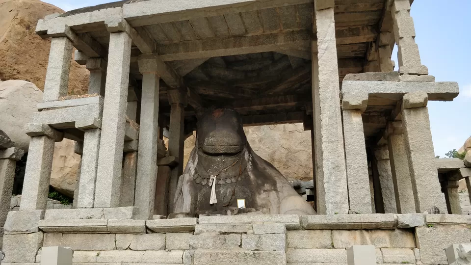 Photo of Monolithic Bull, Hampi, Karnataka, India by Amit Deorukhkar