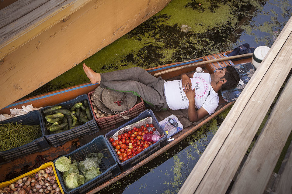 Photo of Kashmir's famous floating market 10/10 by Mayank Soni