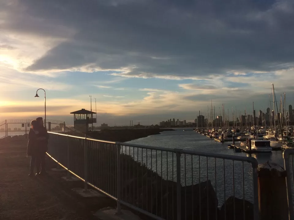 Photo of St Kilda beach, Victoria, Australia by Preksha Sachdeva