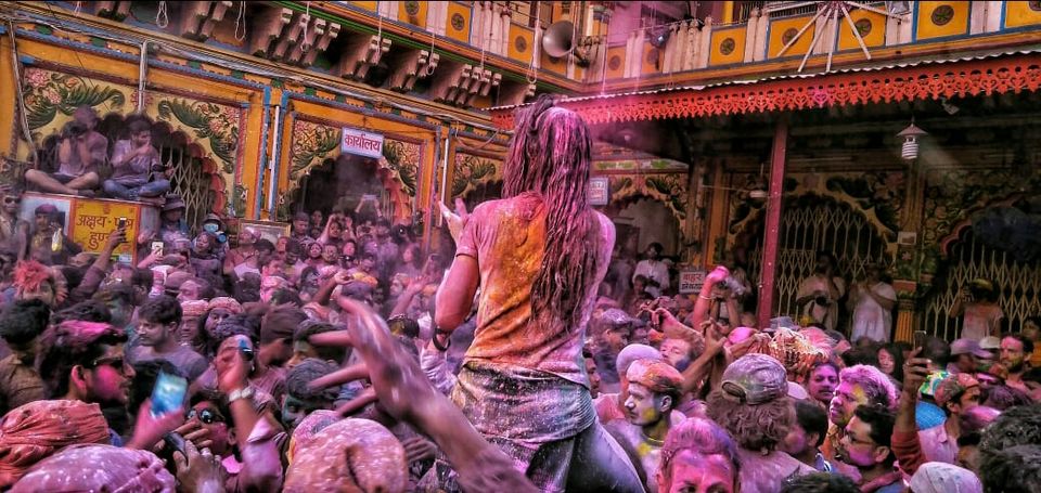 Photo of Wildest, yet colorful Holi in Mathura and Brindawan by Vishal Patidar