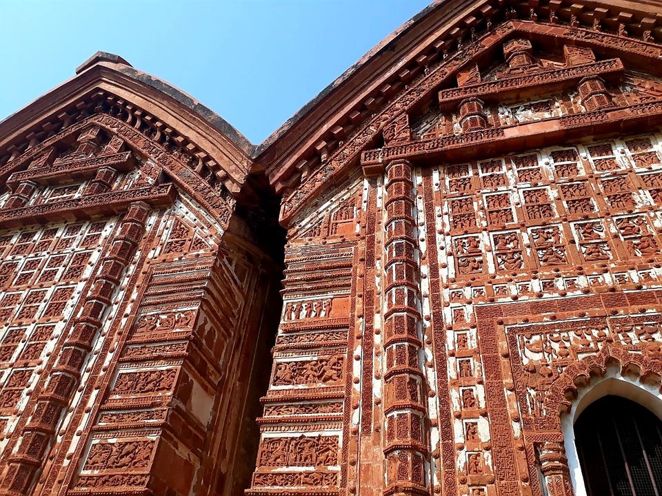 Photo of Jor Bangla Temple, Rajdarbar, Dalmadal Para, Bishnupur, West Bengal, India by The Rooted Nomads (Ria Chaudhury)