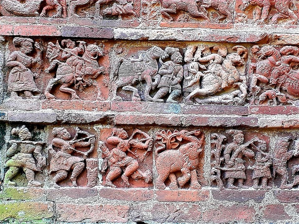 Photo of Jor Bangla Temple, Rajdarbar, Dalmadal Para, Bishnupur, West Bengal, India by The Rooted Nomads (Ria Chaudhury)
