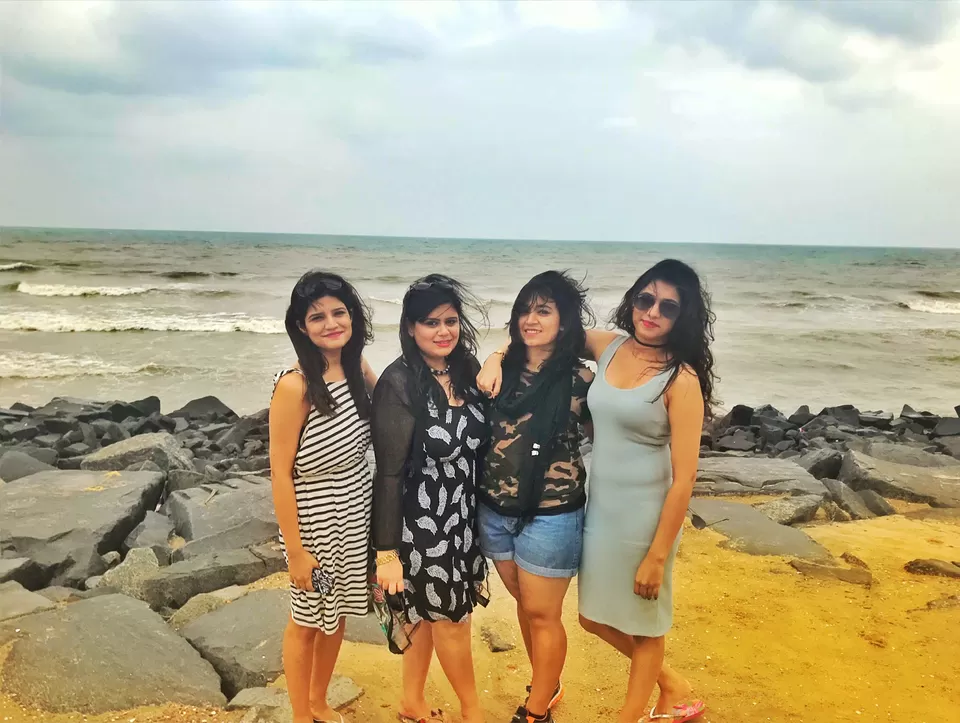 Photo of Rock beach, Saint Rock Street, Kavery Nagar, Reddiarpalayam, Puducherry, India by Aakriti & Nitin | @thecarpediemduo
