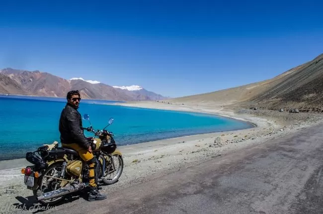 Photo of Pangong Tso by Nitish Thakur