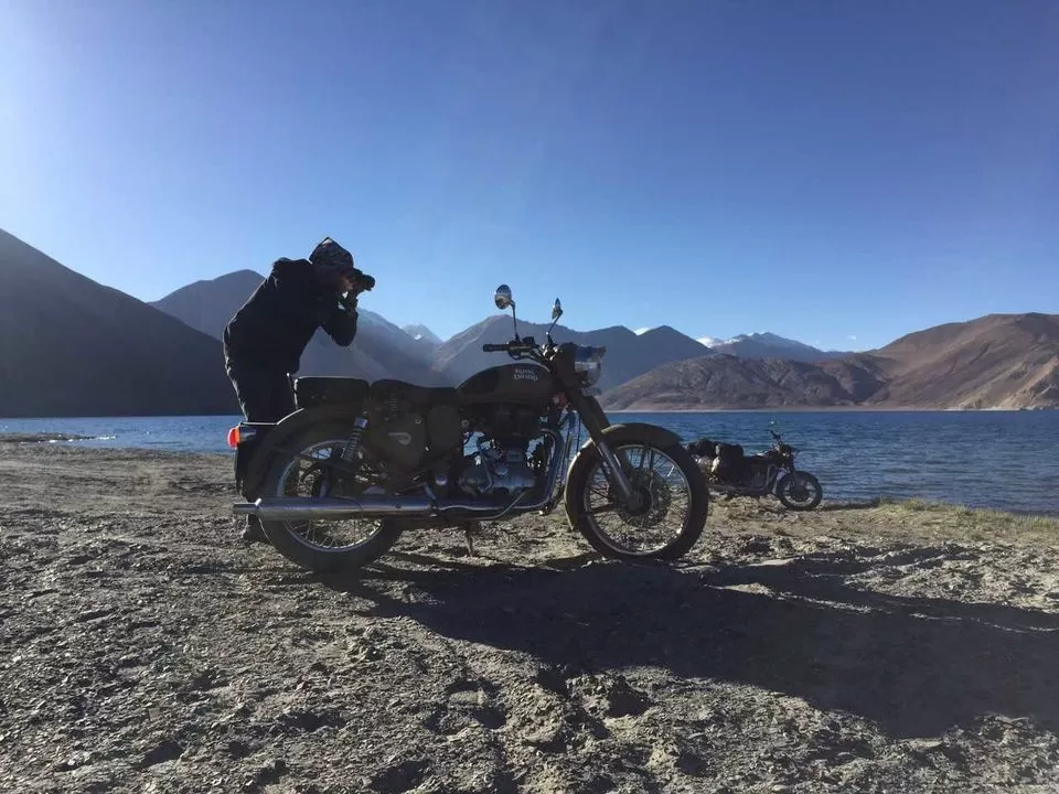 Photo of Pangong Tso by Nitish Thakur