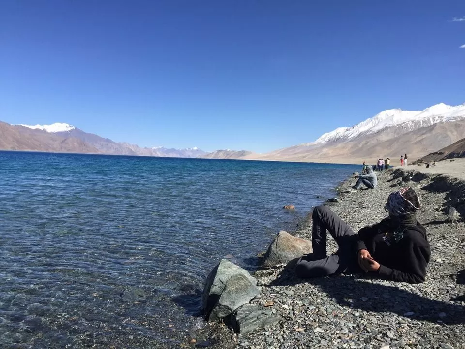 Photo of Pangong Tso by Nitish Thakur