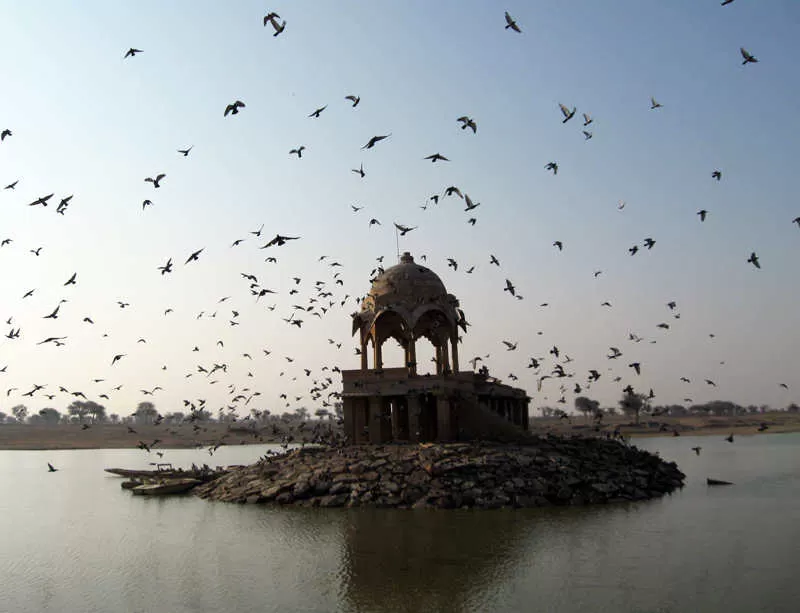 Photo of Gadisar Lake, Postal Colony, Jaisalmer, Rajasthan by The Compulsive Traveller