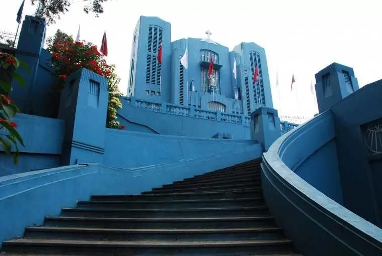 Photo of Cathedral of Mary Help of Christians, Lachumiere, Shillong, Meghalaya, India by Sattanurupa Saha