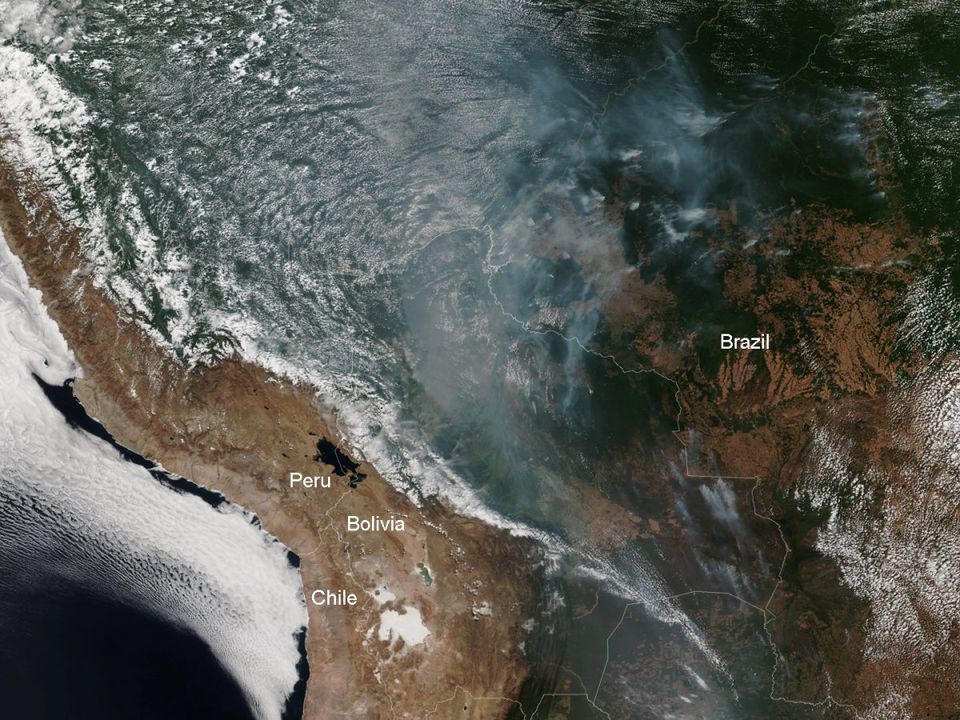 Photo of Amazon Rainforests Are Burning & The Destruction Can Be Seen From Space! 1/1 by Adete Dahiya