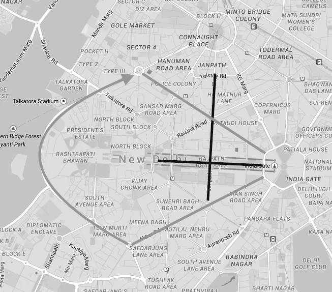 Photo of Map Lutyens Delhi by Snehit