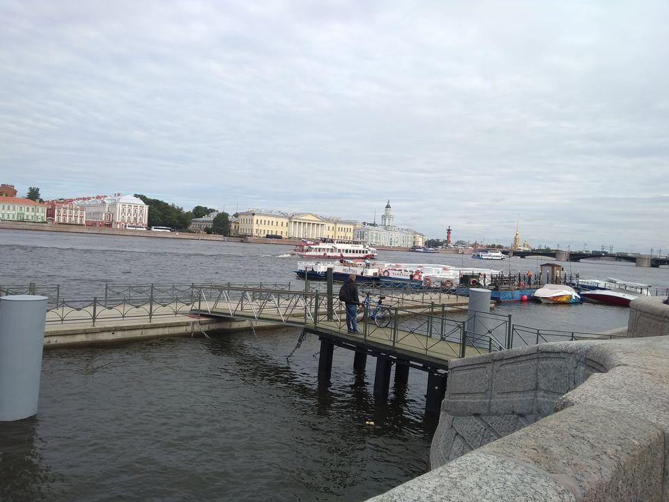 Photo of Neva River, Saint Petersburg, Russia by Sudarshan Gupta