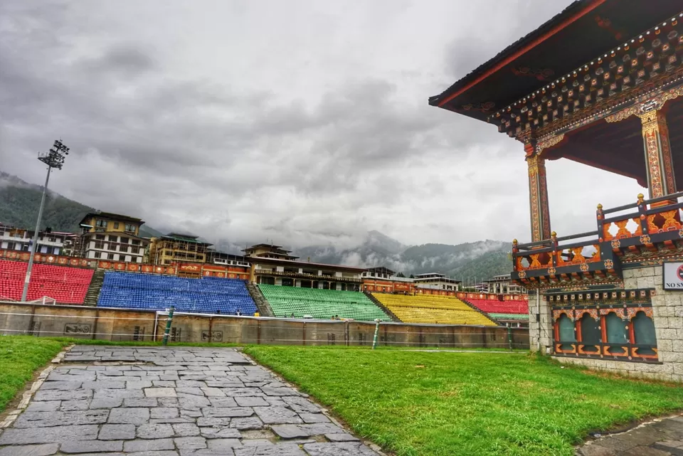 Photo of National Stadium, Bhutan, Thimphu-Punakha Highway, Thimphu, Bhutan by Swagata Nath