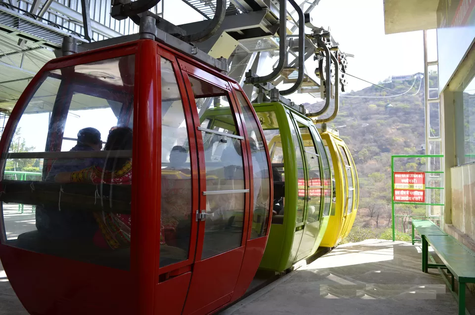Photo of Ropeway To Karni Mata Temple, Pichola, Udaipur, Rajasthan, India by kvshah