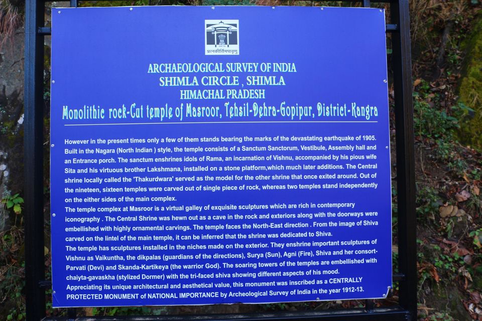 Photo of Masroor Rock Cut Temple, Lahalpur, Himachal Pradesh, India by Anoop Aswal
