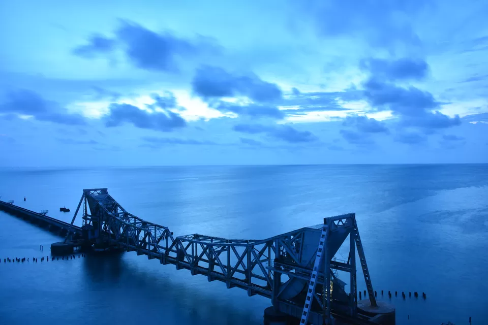 Photo of Pamban Bridge, Rameswaram, Ramanathapuram, Tamil Nadu, India by Sarath Sreekantan