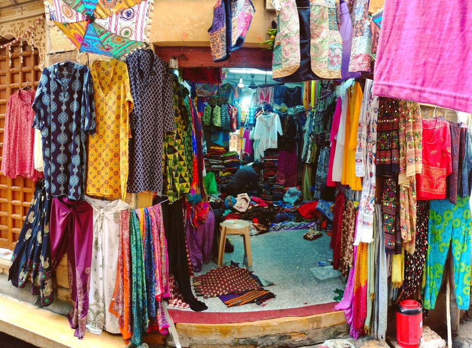 A tiny textile shop to look for in the alleys of Jaisalmer without ...