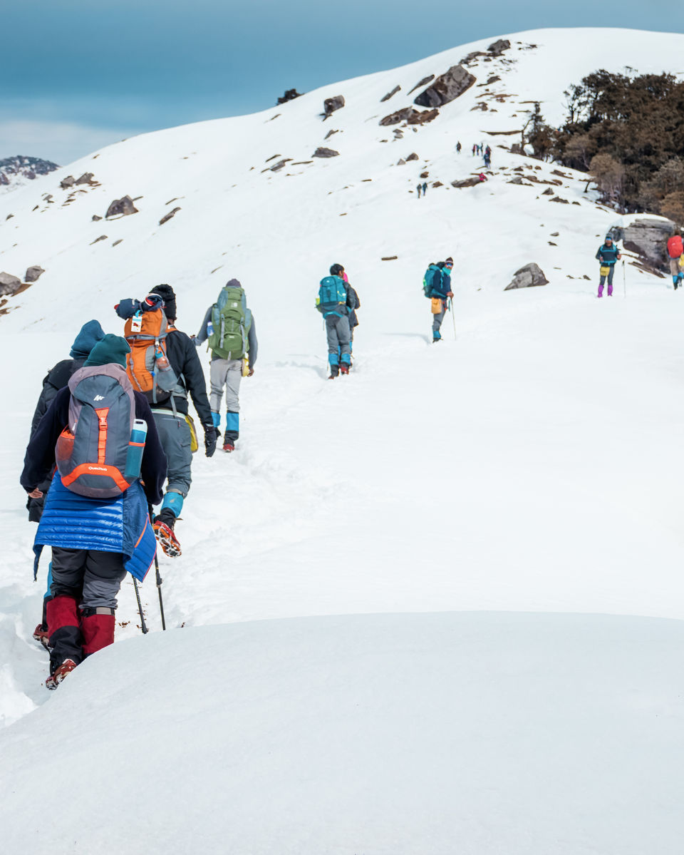 Photo of Winter hike to a frozen lake in the lap of Himalayas. Brahmatal Trek #OffbeatUttarakhand by Akshay Upadhya