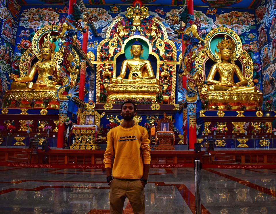 Photo of Bylakuppe Buddhist Golden Temple Mysore. #mysore #coorg #monastery #monk instagram:-@practikal_nomad 1/1 by Rohit Kumar Gupta
