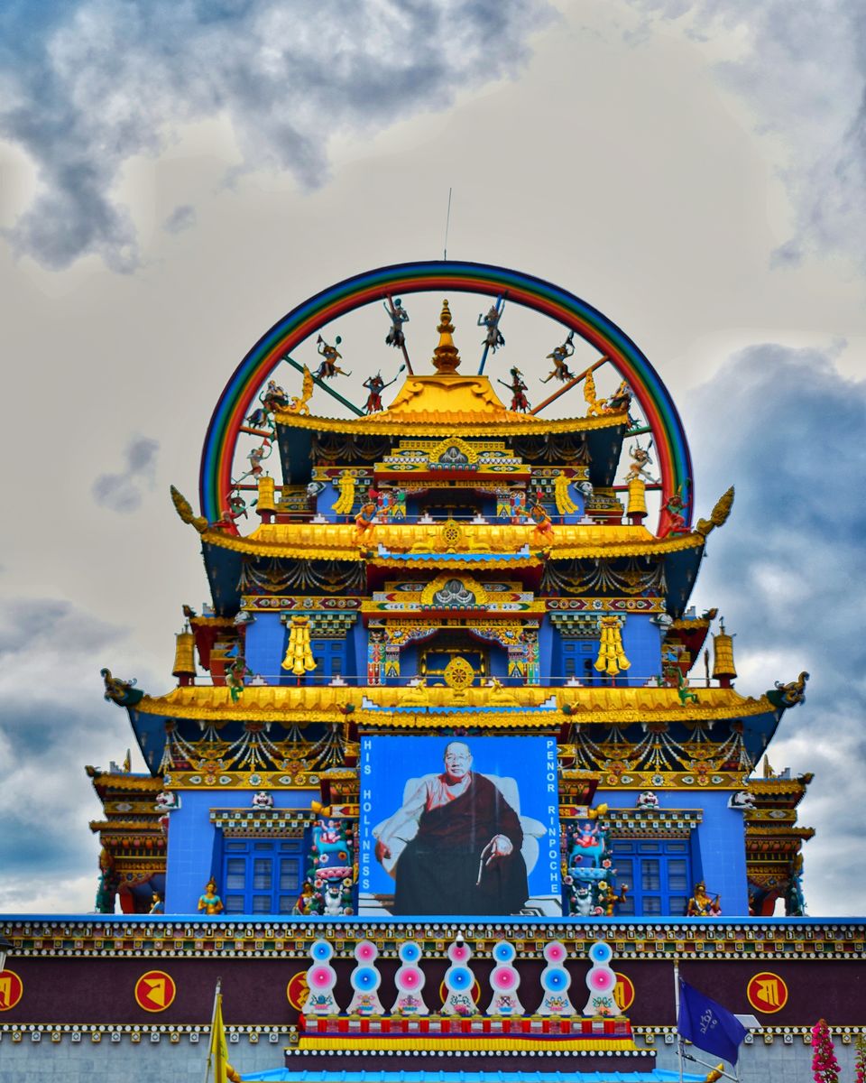Photo of Bylakuppe Buddhist Golden Temple Mysore. #mysore #coorg #monastery #monk instagram:-@practikal_nomad by Rohit Kumar Gupta