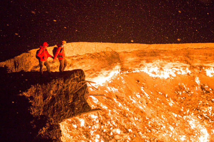 Photo of Darvasa Gas Crater – The Gates of Hell in Turkmenistan 2/6 by Gina And Daniel