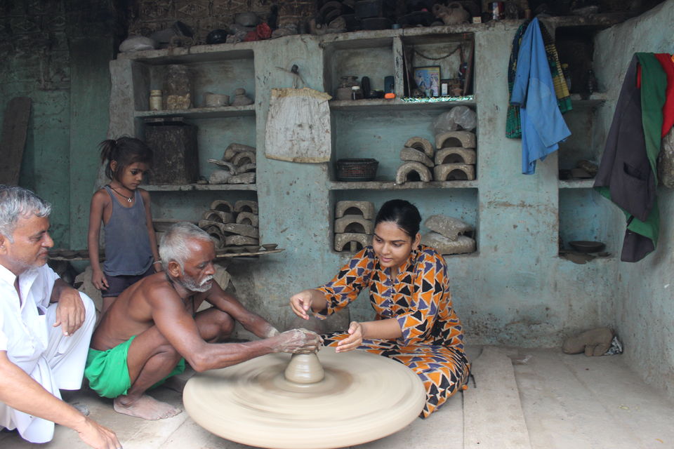Photo of Chunar - A potter's wheel and wail. #learningholiday 13/20 by Ananya Sinha