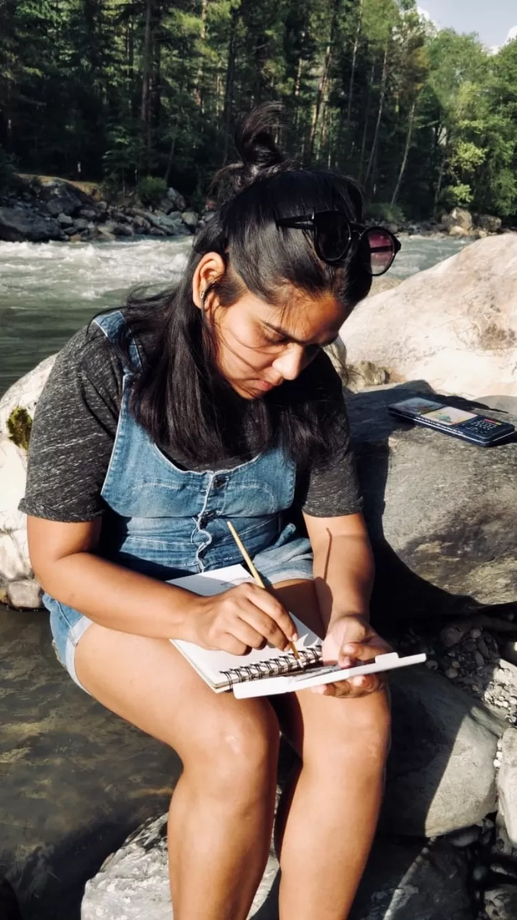 Photo of Kasol from the eyes of a non stoner. by Ananya Sinha