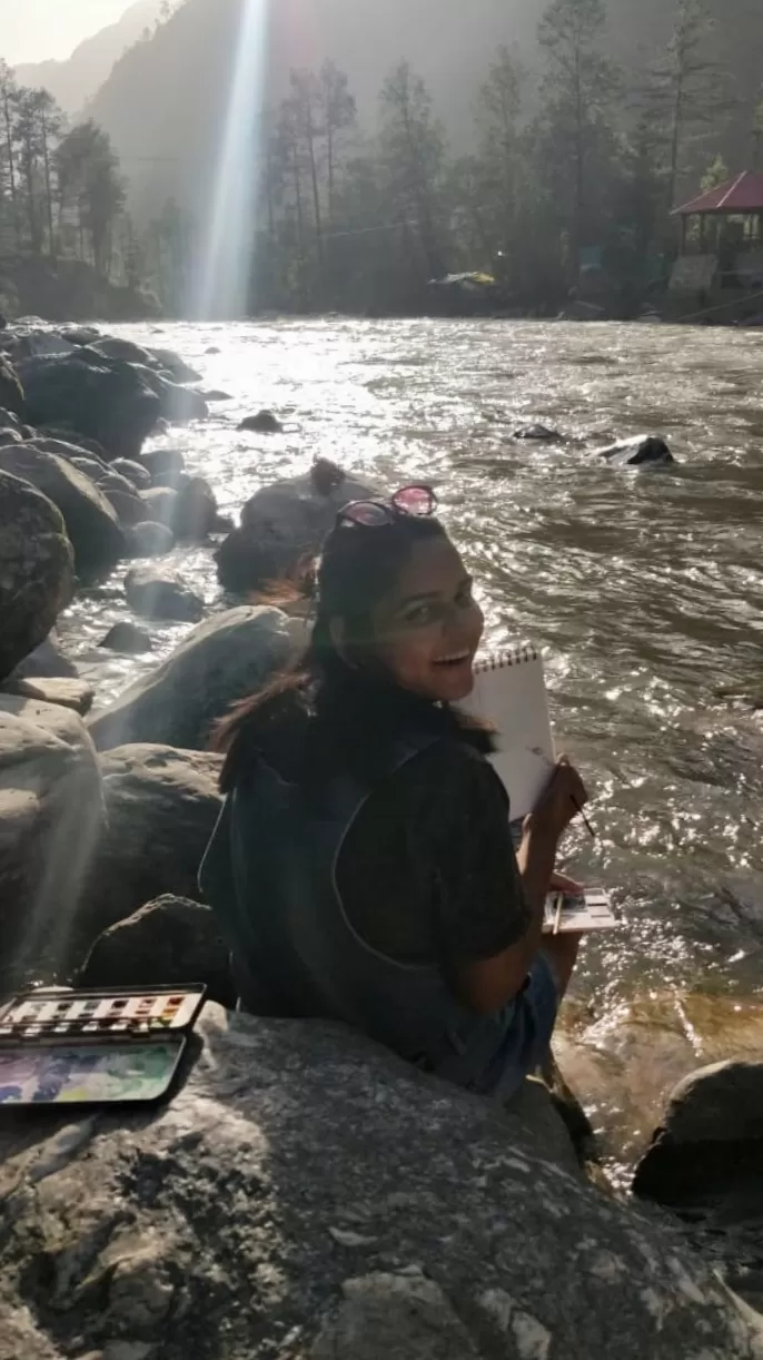 Photo of Kasol from the eyes of a non stoner. by Ananya Sinha