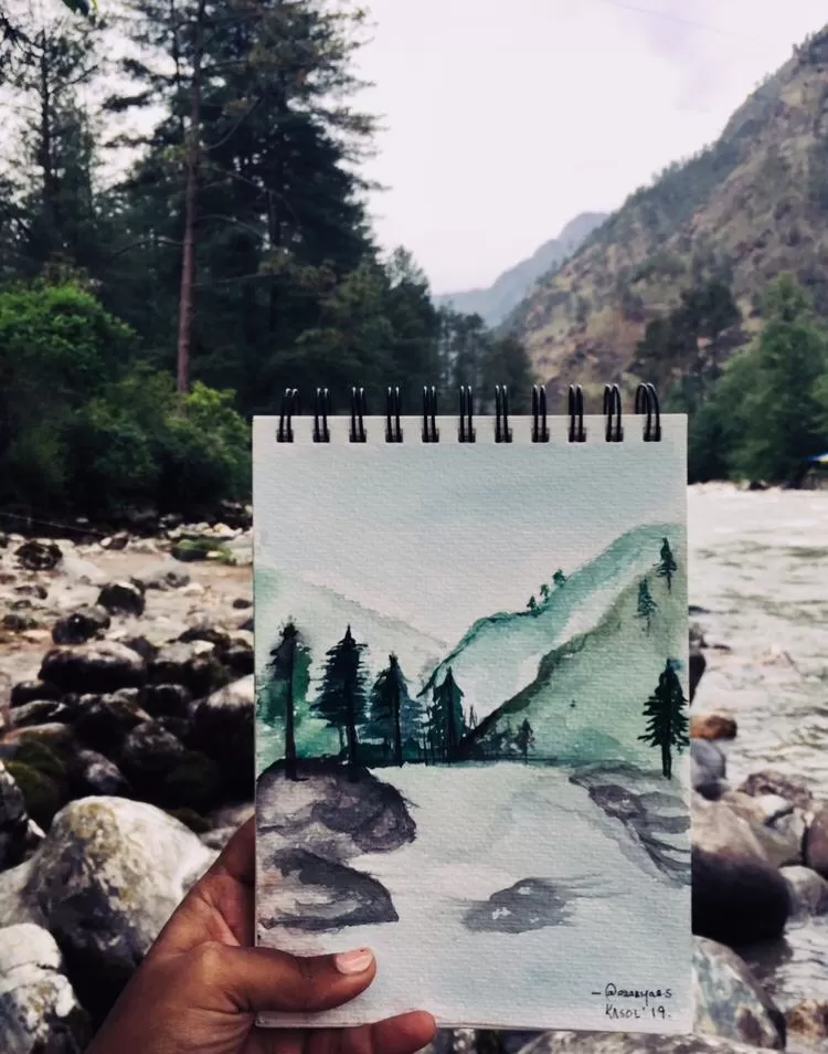 Photo of Kasol from the eyes of a non stoner. by Ananya Sinha
